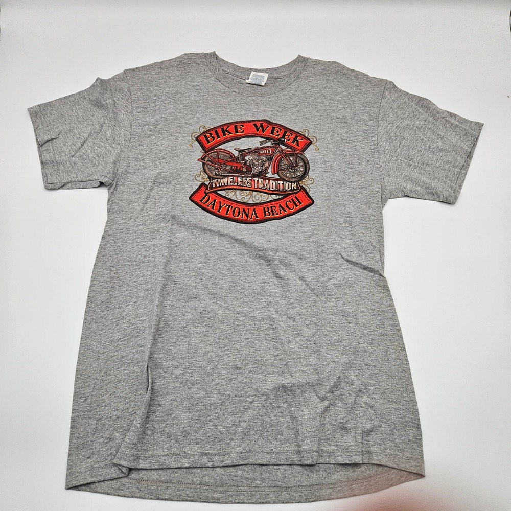 Daytona Beach Bike Week 2013 T Shirt Mens‎ Medium Motorcycle Timeless Tee